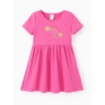 thumbnail image 3 of Vestido PATPAT para niña pequeña con estampado floral, paquete de 3, 3 unidades, 4 unidades, verano, 3 of 7