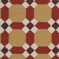 thumbnail image 3 of Hauteloom Hestia Wool Living Room, Bedroom Area Rug - Contemporary - Mustard, Burgundy, Beige - 8' x 11', 3 of 5