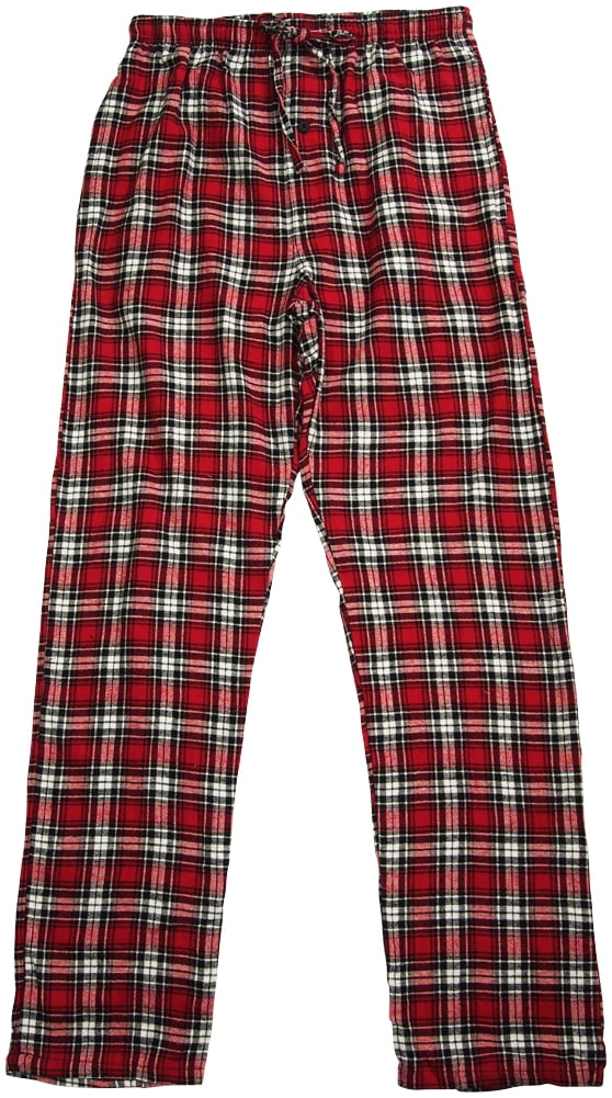 Stafford Men's Knit Pajama Lounge Sleep Pants Black Neat Size Large 36-38"