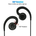 thumbnail image 4 of Walkie Talkie Earpiece, EEEkit Noise Canceling Headset 2 Pin Acoustic Tube Earpiece with Mic PTT, Two Way Radio Earpiece Compatible with Motorola CLS1410 CLS1110 CP200 GP2000 T600 T800 Radio(2/1Pcs), 4 of 9