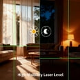 thumbnail image 2 of JDMEOPD Cube Laser Level with Tripod, 5 Modes, 3500 Inch Range, Magnetic Sides, IP54 Water & Dust Resistant, USB-C Rechargeable Line Level for Wall Layout & Home Improvement(Dark green), 2 of 8