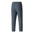 thumbnail image 3 of YUGYXL Quick Dry Workout Pants for Men Lightweight Drawstring Sweatpants Stretch Waist Breathable Sport Pants with Pockets Dark Gray XL, 3 of 4