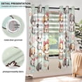 thumbnail image 5 of Cute Dogs and Claws Blackout Curtains Thermal Insulation 63 inch Grommet for Bedroom Living Room Bathroom Kitchen Windows 2 Pack, 5 of 6