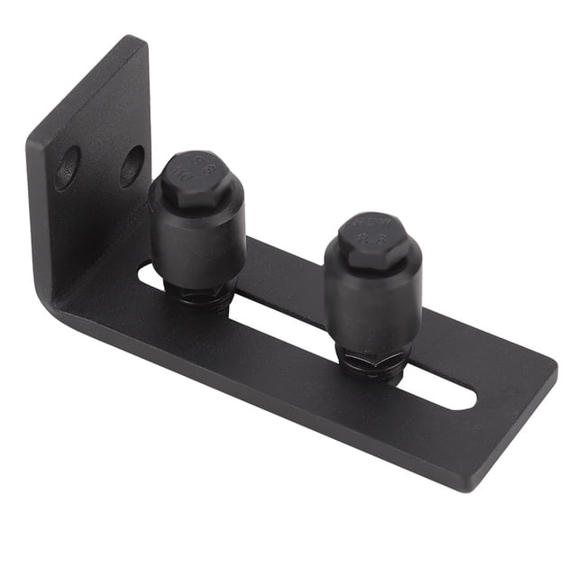 Peahefy Adjustable Floor Guide,Floor Guide,Carbon Steel Adjustable Sliding Floor Guide for Barn Door Hardware Accessory