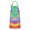 Colorful Rainbow Tie-1, variant on Rainbow Tie Dye Sunburst Apron-Garden Aprons for Women with Pockets-Cotton Linen Waterproof Kitchen Cooking Gardening Aprons Adjustable for Kitchen,Cooking,BBQ and Salon 33x27 Inch