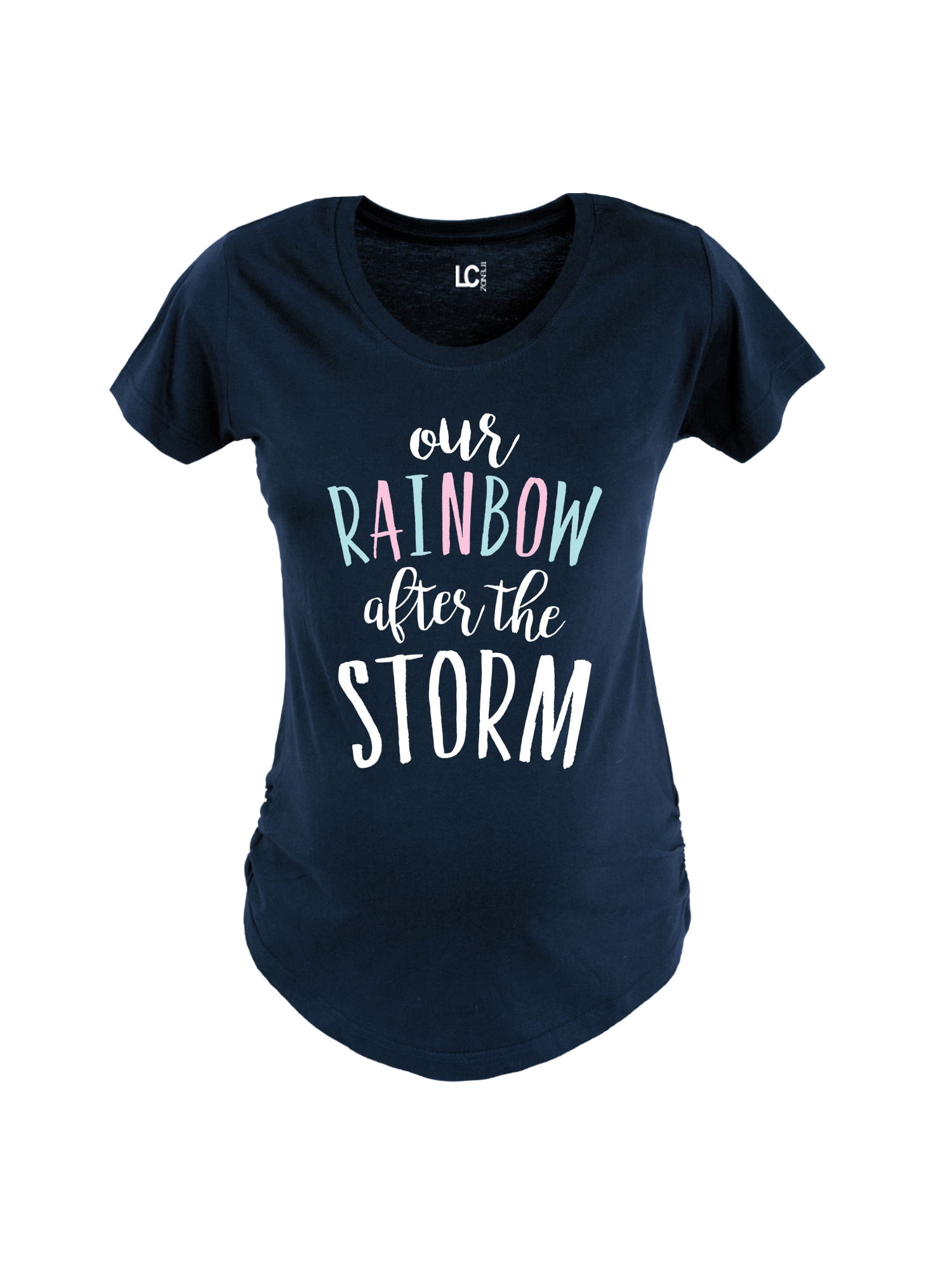 Our Rainbow After The Storm Maternity Scoop Neck Tee