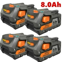 4P Fackor Ridgid R840087 8.0Ah Lithium Battery Rigid 18 Volt R840085 Power Tools Us
