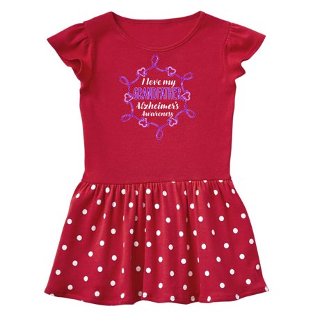 

Inktastic I Love My Grandfather Alzheimer s Awareness Gift Baby Girl Dress