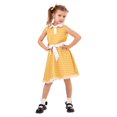 thumbnail image 1 of Robes Adolescentes à Pois Scintillants pour Performance sur Scène pour Fêtes et Spectacles Robe de Demoiselle d'Honneur Jaune 3-4 Ans, 1 of 4