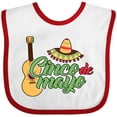 thumbnail image 3 of Inktastic Cinco De Mayo with Guitar and Sombrero Boys or Girls Baby Bib, 3 of 4