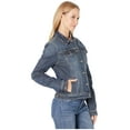 thumbnail image 3 of Roper Womens Blue Denim Lightly Sanded Jacket, 3 of 4