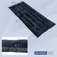 thumbnail image 5 of Gymax Wide Foldable Camping Cot Heavy-Duty Steel Sleeping Cot w/Sleeping Mattress Navy, 5 of 10