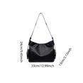 thumbnail image 2 of Bolso Mano para Desplazamientos Bandolera Crescent Hobo PU Chicas Geniales (), 2 of 9