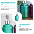 thumbnail image 3 of MasteelfCA Distributeurs de Savon pour les Mains Rechargeables Bouteille Pompe en Verre Distributeur de Shampooing 440ML, 3 of 8