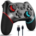 thumbnail image 1 of Wireless Switch Pro Controller Gamepad Remote Switch Controller Joystick para Switch Console y PC Support Gyro Axis Turbo y Dual Vibration, Green WD.WDQZL Hogar, 1 of 6