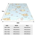 thumbnail image 7 of Cinnamoroll Fleece Blanket Super Soft Cozy Throw Blanket 60"X50", Lightweight Fuzzy Comfy Flannel Blanket Warm Plush Throw Blankets For Couch, Sofa, Bed, 7 of 7