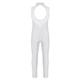 thumbnail image 2 of Alvivi Kids Girls Sleeveless Rhinestone Gymnastics Leotard Unitard Full Body Ice Skating Jumpsuit Bodysuit White 14, 2 of 5