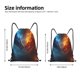 thumbnail image 2 of Fotbe Red And Blue Fire Dragon E Bolsa Mochila con Cordón Estampada, Bolsa de Gimnasio Deportiva, Bolsa Cinch, Bolsa con Cordón para Hombres y Mujeres-Medium, 2 of 6