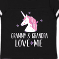 thumbnail image 4 of Inktastic Grammy and Grandpa Love Me Girl Unicorn Girls Toddler T-Shirt, 4 of 5