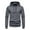 A01-Dark Gray, variant on Momasggi Men’s Hoodies Long Sleeve Pullover Tops Waffle Hoodie Casual Drawstring Hooded Sweatshirt Solid Color Outdoor Hoodies with Pockets Dark Gray S