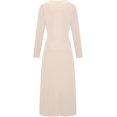 thumbnail image 5 of Women Dress,party Elegant Women Sexy Casual Buttocks V-neck Solid Slimming Dress, 5 of 5