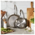 thumbnail image 4 of HENCKELS Aragon 2 Piece Stainless Steel Fry Pan Set, 4 of 4
