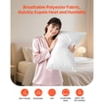 thumbnail image 4 of KFFKFF Waterproof Pillow Protectors, 4-Pack with Hidden Zipper, Breathable Standard Size Covers, Stain & Dust Resistant, Sweat-Proof, Washable for Extended Pillow Durability, 4 of 9