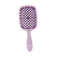 thumbnail image 4 of Cepillo para desenredar, peine de , agradable a la piel, portátil, ligero, con ventilación, para cabello largo, corto, grueso y fino, cabello Púrpura Sunnimix Cepillo para desenredar el cabello, 4 of 8