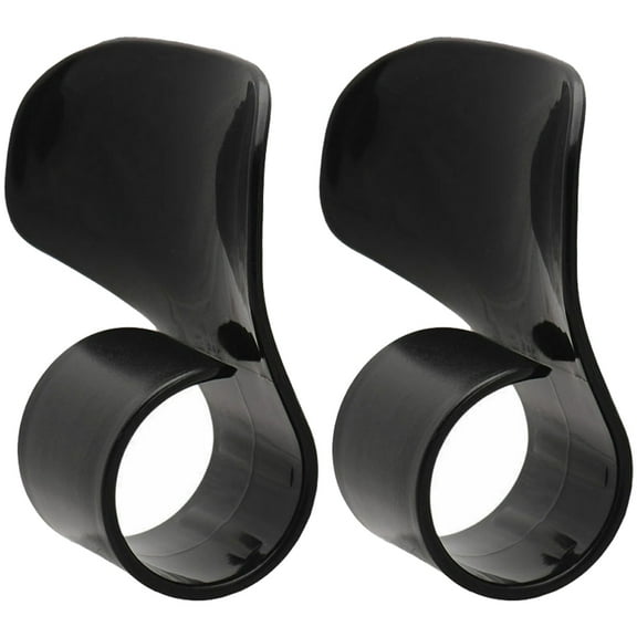Clispeed 2Pcs Motorcycle Throttle Assist Hand Rest Control Black Easy Installation