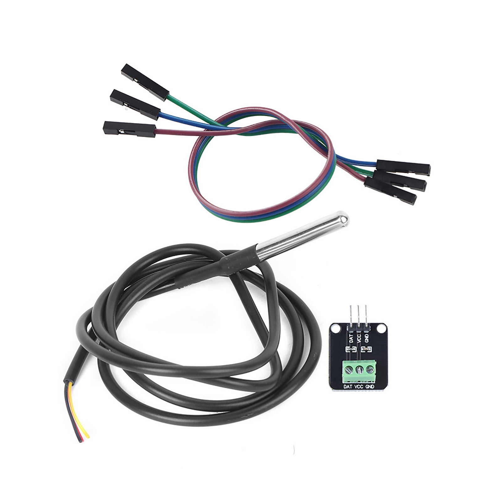 Temperature Sensor, DS18B20 Temperature Sensor Module, -50 Degrees ...