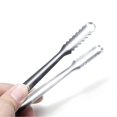 thumbnail image 2 of 6" stainless steel ice tong for Barbecue Food Salad Cake Bread Candy in the Kitchen or Bar, 2 of 2