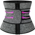 thumbnail image 1 of COMFREE Women's Sauna Waist Trainer Sweat Belt Compression Trimmer Workout Fitness Shapewear, 1 of 7