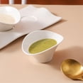 thumbnail image 3 of White Porcelain Condiment Dish Household Ceramic Salad Dressing Bowl Dish Creative Tableware Three Compartments Snack Plate, 3 of 7