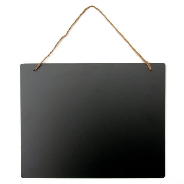 (3 pack) Cousin DIY 8x10 Inch Unisex Wood Rectangle Double-Sided Chalkboard Sign
