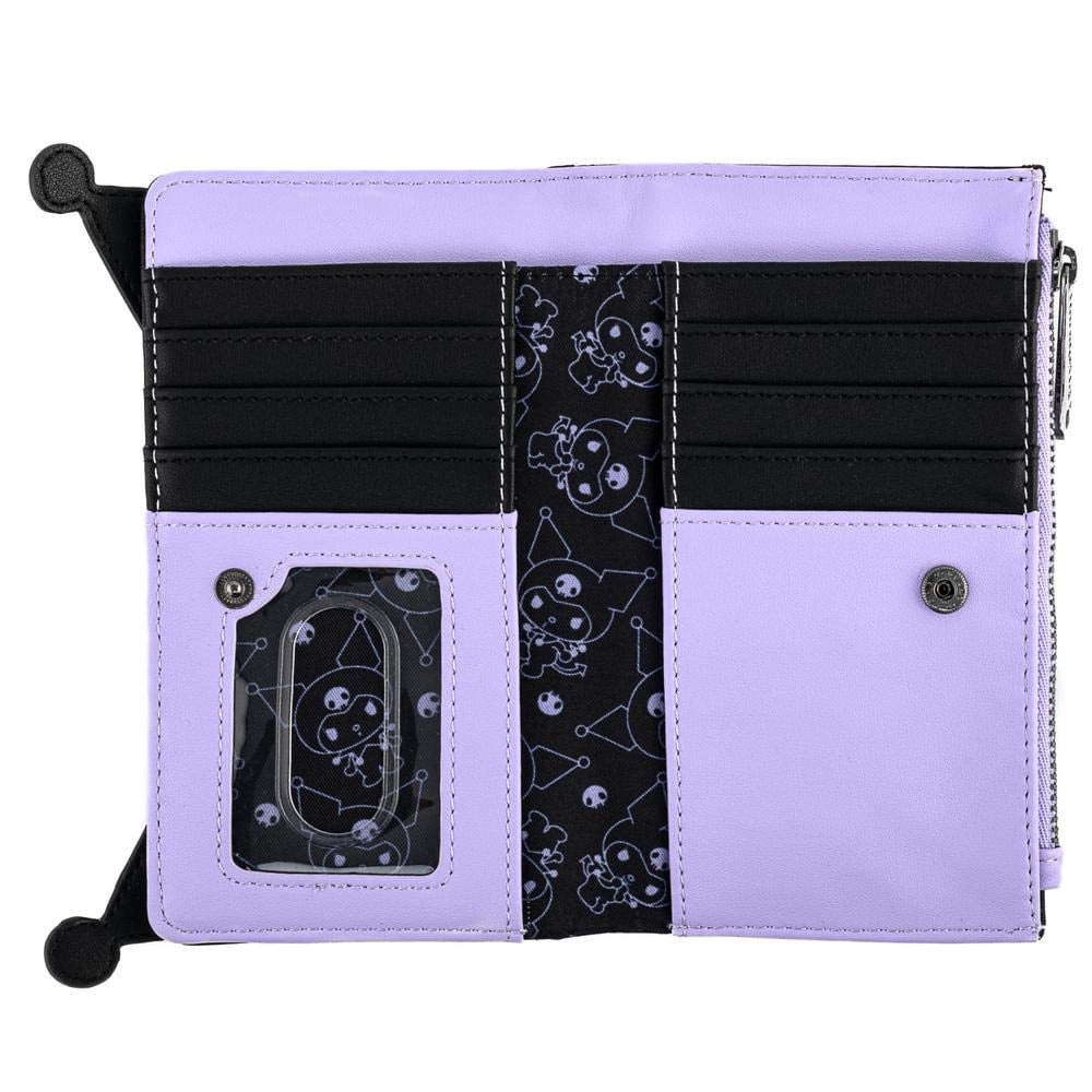 Hello Kitty Loungefly Kuromi Cosplay Flap Wallet