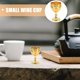 thumbnail image 1 of TABLETREANDS Vaso De Licor Pequeño De Estilo Europeo Color Dorado Para Casa Y Camping Reutilizable, 1 of 6
