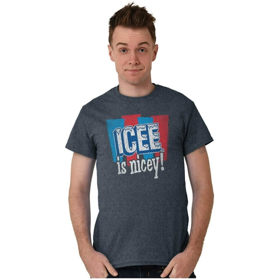 Official Icee Is Nice Funny Logo Unisex Plus Size Graphic Tee Brisco Brands 2X