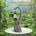 thumbnail image 6 of Solar Elephant Statue Outdoor Garden Resin Sculpture Solar LED Light Art Ornament Waterproof Landscape Decor for Yard Lawn Patio Home, 6 of 7