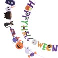 thumbnail image 4 of 2pcs Halloween Hanging Banner Halloween Theme Bunting Flag Paper Banners Hanging Banner, 4 of 9