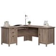 thumbnail image 2 of Pemberly Row Engineered Wood L-Shaped Home Office Desk in Washed Walnut, 2 of 20