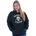 thumbnail image 3 of Victim Cute Edgy Confidence Style Hoodie Sweatshirt Women Brisco Brands S, 3 of 6