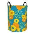 thumbnail image 7 of ZICANCN Laundry Basket Organizer, Funny Pineapple Cute Doodle Collapsible Hamper for Bathroom Bedroom Laundry Room, Small Size, 7 of 7