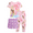 Princess, variant on Character Toddler Top, Pants and Shorts Pajama Set, 3-Piece, Sizes 12M-5T
