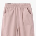 thumbnail image 4 of Falkdiz Boys Pants Outdoor Straight Leg Pockets Winter Sport Relaxed fit Pantalones Trousers for Boys Elastic Waist, Pink, Size: 11-12 Years, 4 of 6