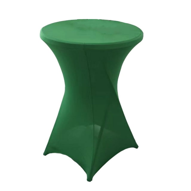 relayinert Versatile Elastic Cocktail Table Set Fitting For Any Occasion Hotel Wedding Party Table Cover green 1Set