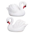 thumbnail image 5 of Resin White Swan Figurine Resin White Goose Statue for Outdoor Garden Yard Decoration, 5 of 12