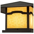 thumbnail image 6 of Meyda Tiffany 157156 Seneca 2 Light 14" Tall Pier Mount Post Light - Brown, 6 of 6