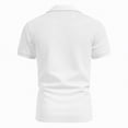 thumbnail image 5 of NOLDARES Mens Slim Fit Ribbed Polo Shirt Textured Knit Summer Golf Vacation Shirt(White,2XL), 5 of 9