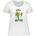 thumbnail image 3 of Inktastic Cinco De Mayo Let's Fiesta Cute Cactus with Sombrero Women's Plus Size T-Shirt, 3 of 5