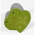 thumbnail image 3 of Inkdotpot 100 Pack Love Is Sweet Wedding Favor Paper Tag Craft Real Gold Foil Hang Tag, 3 of 8